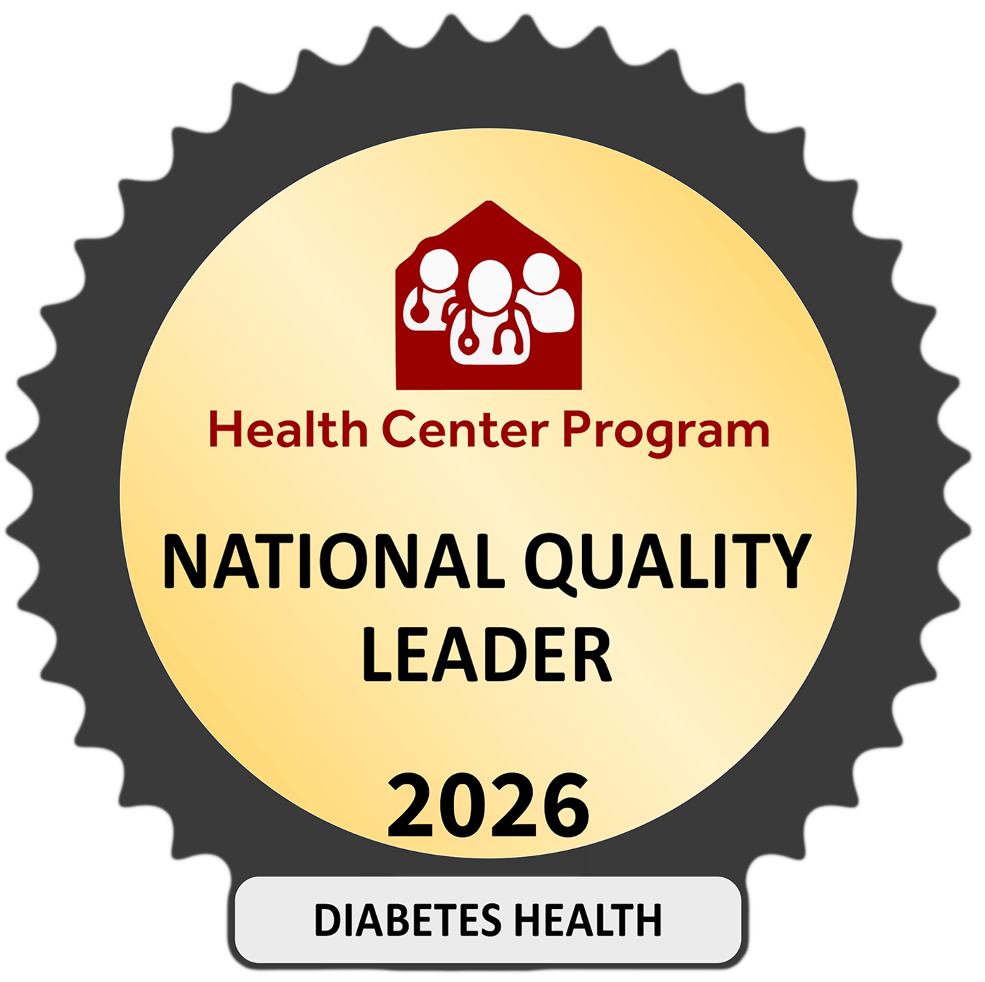 Health Resources and Services Administration Health Center Program National Quality Leader 2026 Award for Diabetes Health